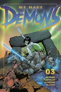 [The cover for We Have Demons #3 (Cover A Capullo)]
