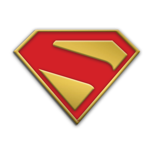 [Superman (Movie 2025): Enamel Pin Badge: Shield (Product Image)]