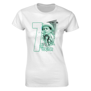 [Doctor Who: Women's Fit T-Shirt: 7th Doctor 1987-89 (Product Image)]