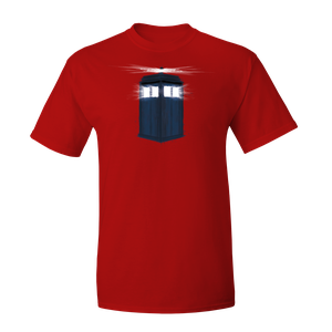 [Doctor Who: T-Shirt: Shadowfields TARDIS (Product Image)]