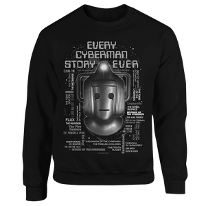 [Doctor Who: 60th Anniversary Diamond Collection: Sweatshirt: Every Cyberman Story Ever!  (Product Image)]