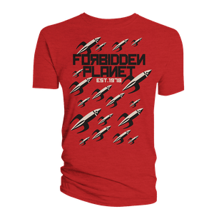 [Forbidden Planet: T-Shirt: Red Rockets (Product Image)]