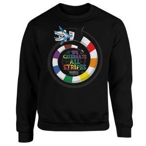 [Beetlejuice: Sweatshirt: We Celebrate All Stripes (Product Image)]