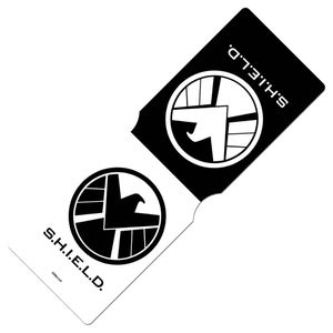 [Marvel: S.H.I.E.L.D.: Travel Pass Holder: Black & White Logo (Product Image)]