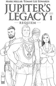 [Jupiter's Legacy: Requiem #1 (Cover C Quitely Black & White) (Product Image)]