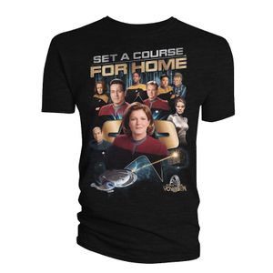 [Star Trek: Voyager: The 55 Collection: T-Shirt: The Crew & Badge (Product Image)]