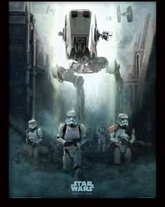 [Rogue One: A Star Wars Story: Framed Print: Stormtrooper Patrol (Product Image)]
