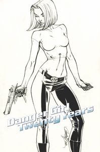 [J Scott Campbell's Danger Girl: 20th Anniversary (Campbell B&W Variant) (Product Image)]