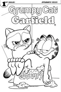 [Grumpy Cat/Garfield #1 (Cover E Coloring Book) (Product Image)]