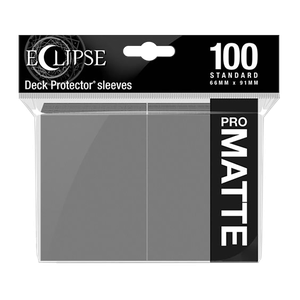 [Ultra Pro: Eclipse Matte: Smoke Grey: Standard Sleeves (100) (Product Image)]