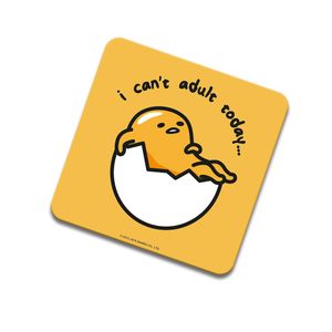 [Gudetama: Coaster: I Can't Adult Today (Product Image)]