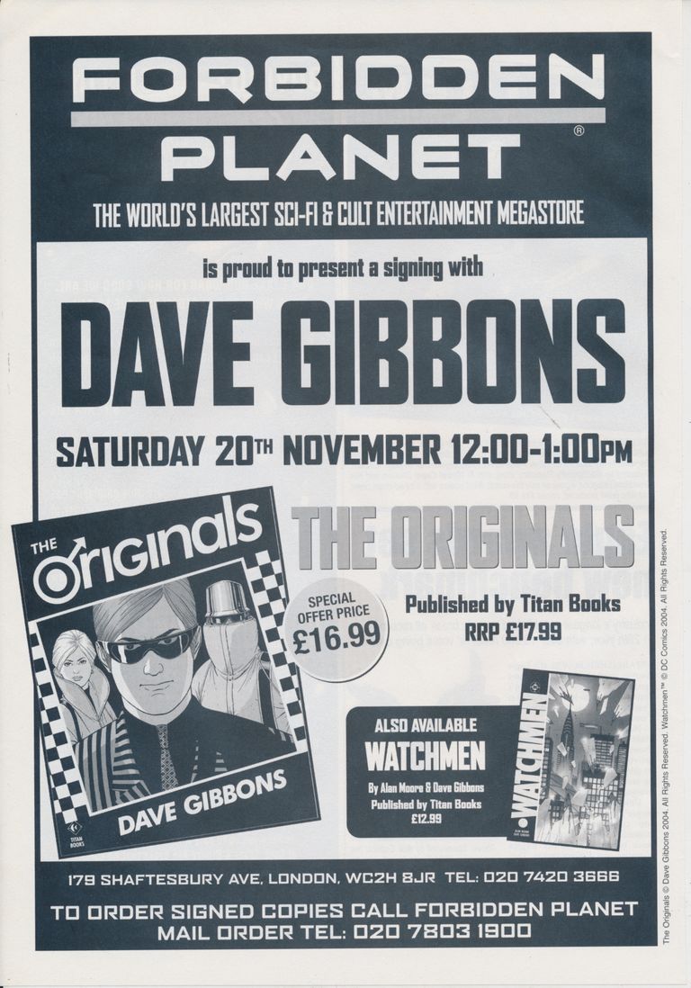 Dave Gibbons Signing