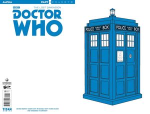 [Doctor Who: Lost Dimension: Alpha #1 (Forbidden Planet/Jetpack TARDIS Variant) (Product Image)]