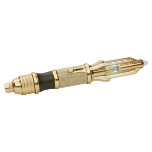 [Doctor Who: The Fourteenth Doctor's Sonic Screwdriver (Exclusive Gold Metallised Edition) (Product Image)]