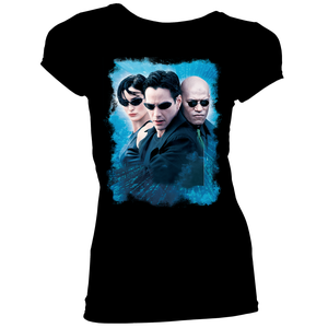 [The Matrix: Women's Fit T-Shirt: Quad Poster			 (Product Image)]