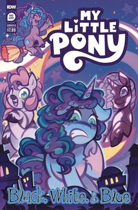 [The cover for My Little Pony: Black White & Blue #1 (Cover A Garbowska)]