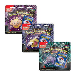 [Pokemon: Scarlet & Violet 4.5: Paldean Fates: Fidough/Greavard/Maschiff (Tech Sticker Box) (Product Image)]