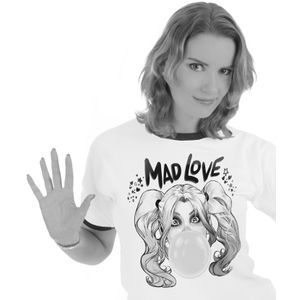 [Batman: Ringer T-Shirt: Mad Love Harley Quinn (Product Image)]