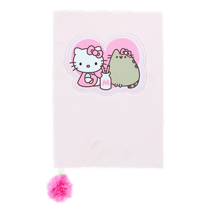 [Hello Kitty X Pusheen: Plush A5 Notebook (Product Image)]