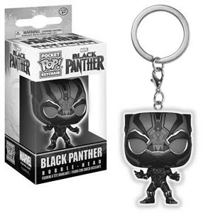 [Black Panther: Pocket Pop! Keychain: Glow In The Dark Black Panther (Product Image)]