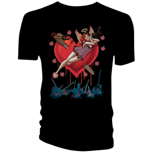 [Batman: T-Shirt: I Heart Harley Quinn By Amanda Conner (Product Image)]