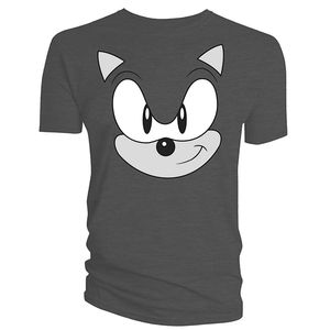 [Sonic The Hedgehog: T-Shirt: Sonic Face (Product Image)]