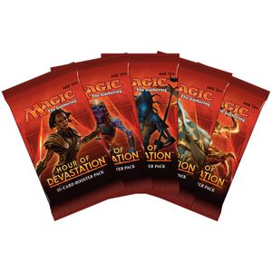 [Magic The Gathering: Hour Of Devastation: Booster Pack (Product Image)]