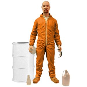 [Breaking Bad: Action Figures: Walter White in Orange Hazmat Suit (Product Image)]