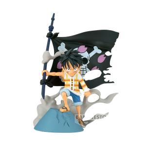 [One Piece: World Collectable Figure Log Stories PVC Statue: Monkey D. Luffy (Product Image)]