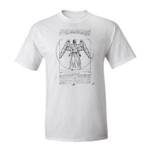 [Doctor Who: T-Shirt: Vitruvian Weeping Angel (Product Image)]