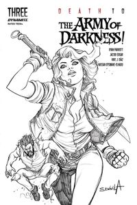 [Death To The Army Of Darkness #3 (Davila Black & White Variant) (Product Image)]