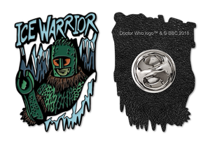 [Doctor Who: Flashback Collection: Enamel Pin Badge: Ice Warrior (Product Image)]