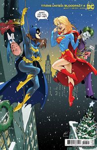 [Titans United: Bloodpact #4 (OF 6) (Cover C Matt Haley DC Holiday Card Card Stock Variant) (Product Image)]