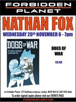 [Nathan Fox Signing Dogs of War (Product Image)]