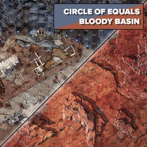 [Battletech: Battlemat: Strana Mechty: Circle Of Equals/Bloody Basin (Product Image)]
