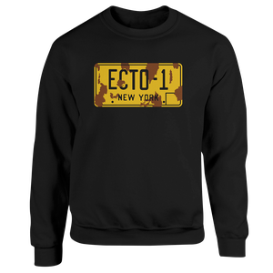 [Ghostbusters: Afterlife: Sweatshirt: Ecto-1 Plate (Product Image)]