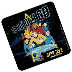 [Star Trek: The Animated Series: Coaster: Crew & Badge (Product Image)]