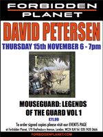 [David Petersen Signing Mouseguard: Legends of the Guard Vol 1 (Product Image)]