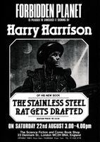[Harry Harrison signing A Stainless Steel Rat Gets Drafted (Product Image)]