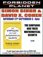 [Simon Singh and David X Cohen Signing The Simpsons and their Mathematical Secrets (Product Image)]