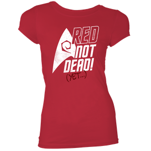 [Star Trek: The Original Series: Women's Fit T-Shirt: Red Not Dead (Product Image)]