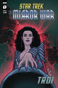 [The cover for Star Trek: The Mirror War: Troi #1 (Cover A Levens)]