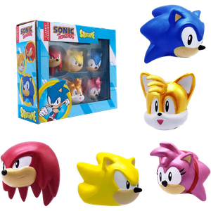 [Sonic The Hedgehog: SquishMe Figure Set: 5 Pack (Product Image)]