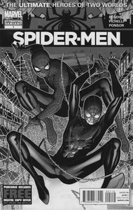 [Spider-Men #1 (2nd Printing Cheung Variant) (Product Image)]