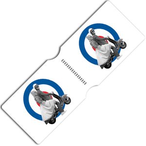 [Doctor Who: Travel Pass Holder: 10th Doctor & Rose Mod Moped (Product Image)]