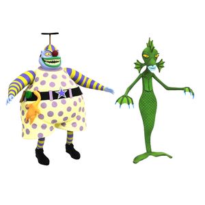 [Nightmare Before Christmas: Select Action Figure Assortment: The Clown & The Undersea Gal With Tank (Product Image)]