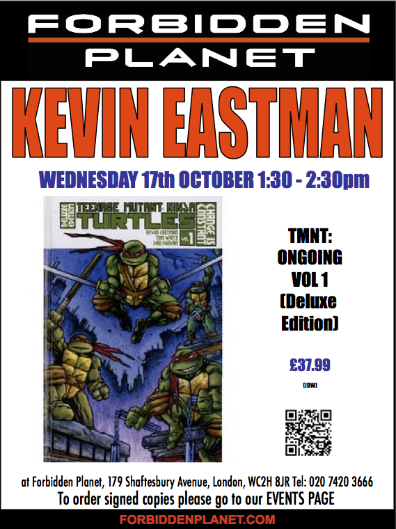 Kevin Eastman Signing TMNT: Ongoing Vol 1v