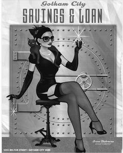 [DC: Bombshells: Print: Gotham Savings (Product Image)]