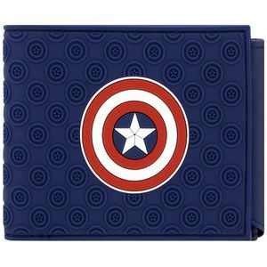 [Captain America: Rubber Bifold Wallet: Shield Logo (Product Image)]