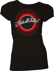 [Looney Tunes: Women's Fit T-Shirt: That's All Folks! (Product Image)]